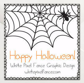 2"x2" Halloween label