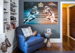 example of wall decoration,  Super Bowl Party