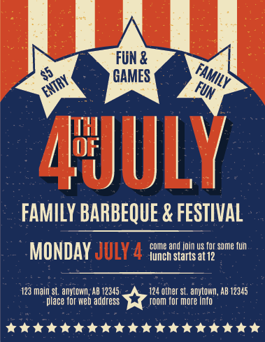  July 4 Flyer Printing 