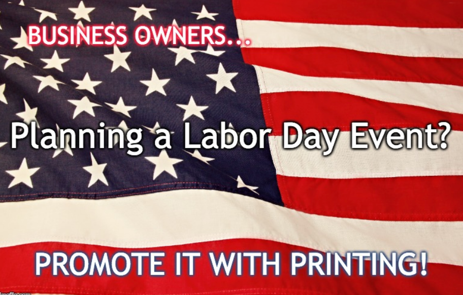 Labor Day Event Print Marketing