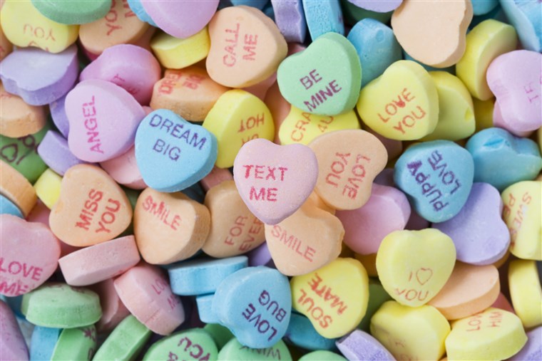 Valentines Day candy printing, Valentine's Day