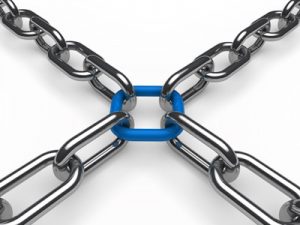 picture of a chain with links interconnected representing strong bond with clients | ColorCopiesUSA